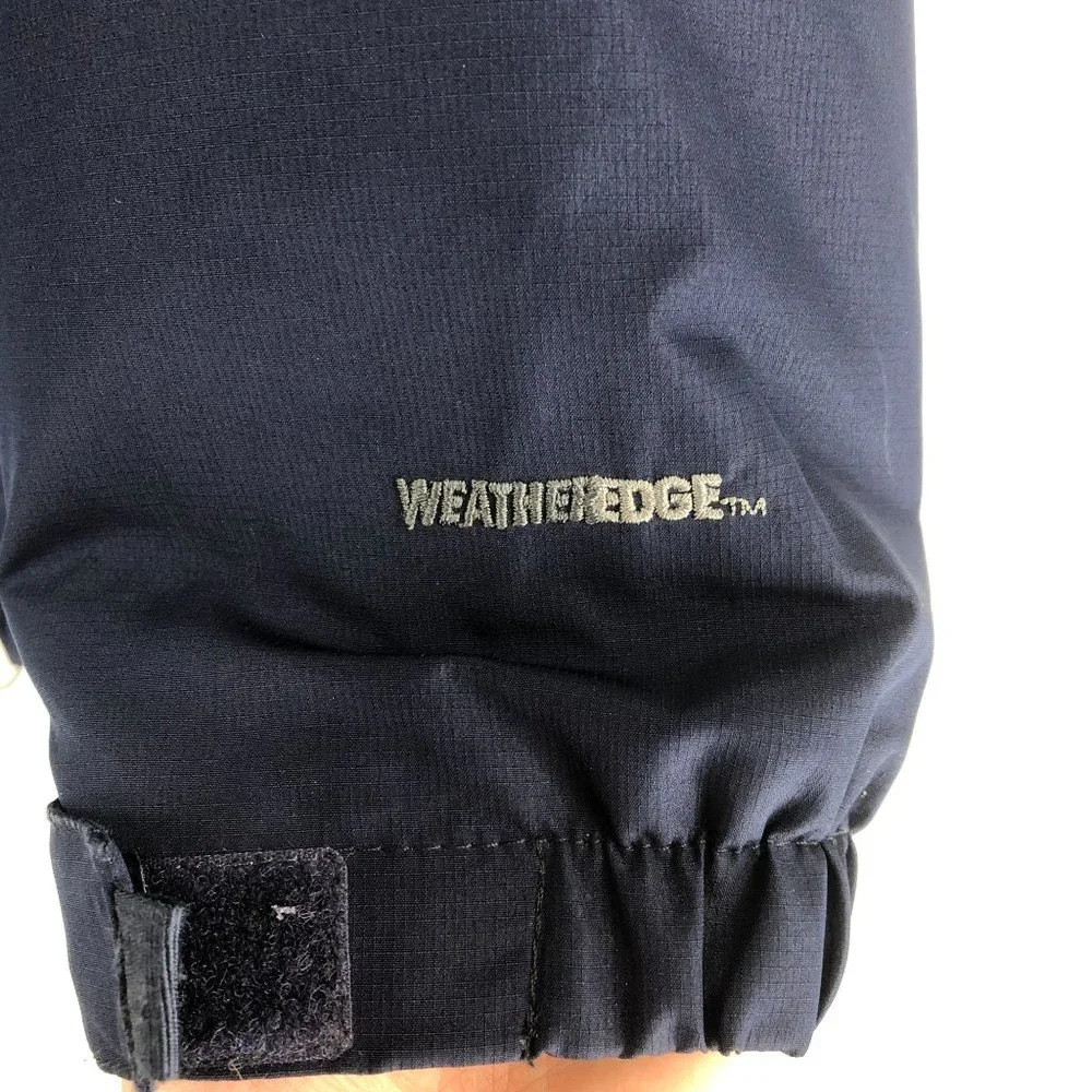 *SOLD* Eddie Bauer Men's Large Weather Edge Waterproof Blue Long Sleeve Jacket - Picture 6 of 13